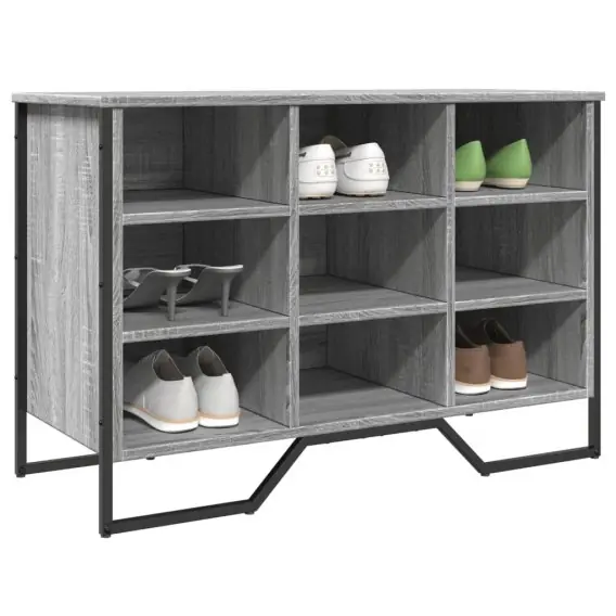 Szafka na buty, szary dąb sonoma, 90x38x61,5 cm Lumarko! - Hurtownia wielobranżowa Lumarko Ekspresowa dostawa